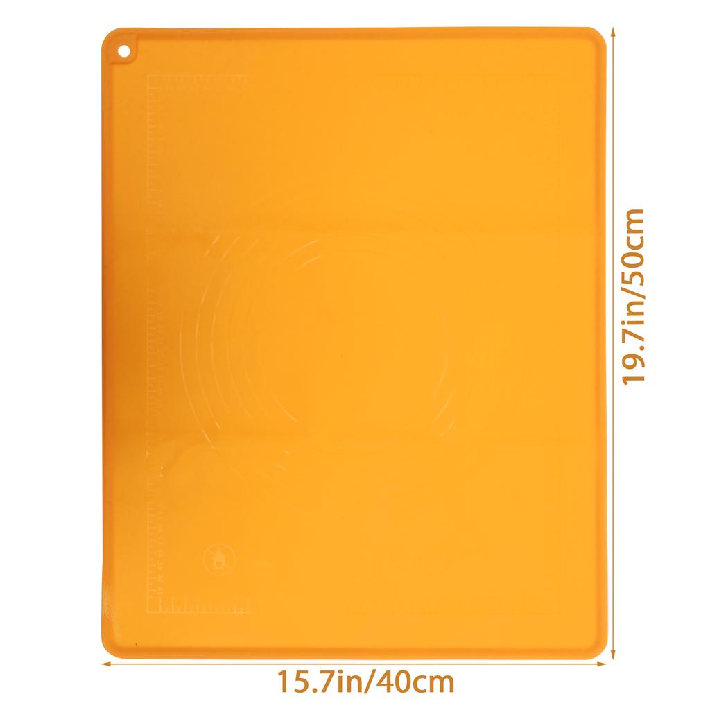 Silicone Pastry Mat Non Stick Baking Dough Rolling Flat Edges No Wrinkle Slide Around Silicone Baking Mat Dough Rolling Pad