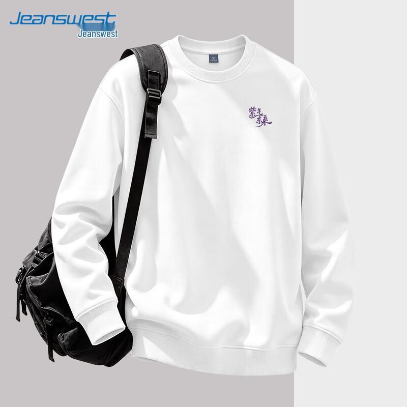 Jeanswest Men's Graphic Print Crewneck Sweatshirt