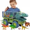 Duża Ciężąrówka Dinozaur Samochód T-Rex Tir Dinozaury Transport