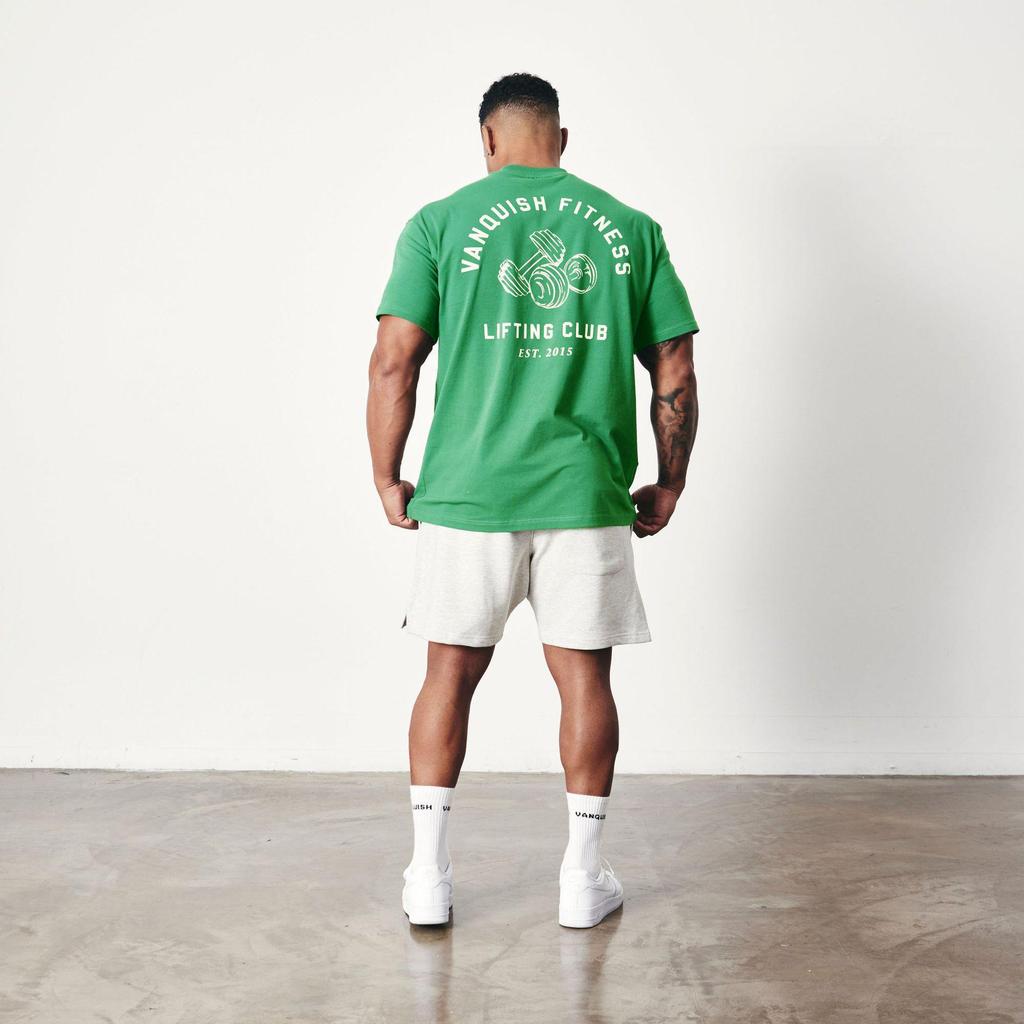 T-shirt de fitness en coton grande taille VQ pour homme - Manches courtes pour la course et les loisirs