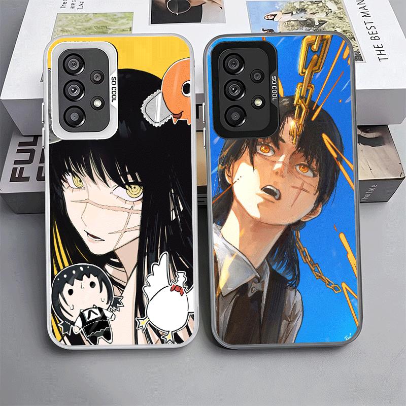 Anime Character Yoru War CSM Soft Phone Case for Samsung A17 A16 A15 A14 A13 A57 A56 A55 A54 A53 A37 A36 A35 A34 A33 A26 A25 A24