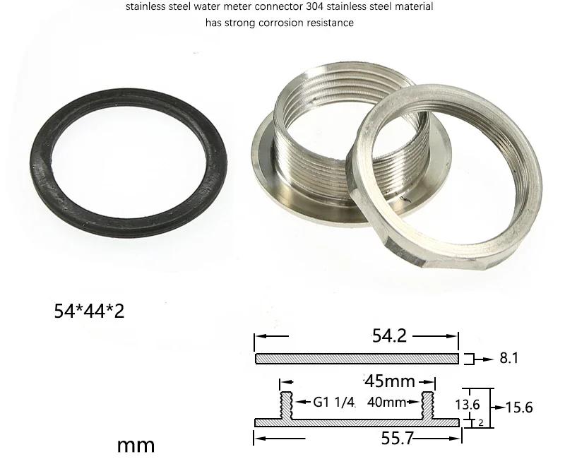 3/4”1"1.2"1.5"2 Zoll Edelstahl Rohrfitting Wassertank Loch Ablaufanschluss Wassereimer Wasserturm Verbindung