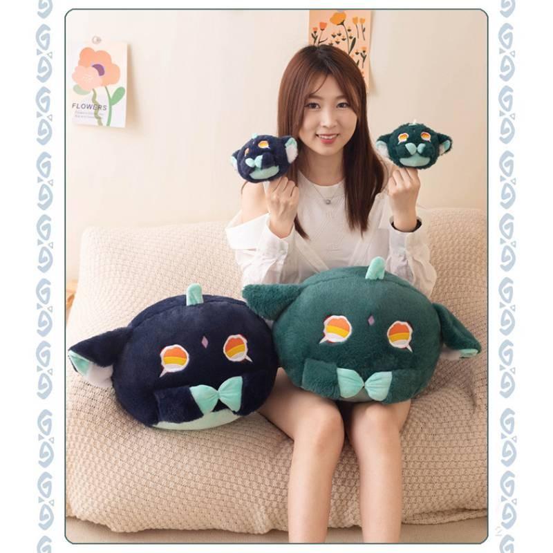 Genshin Xiao Impact Cat Plush Toy Animal Stuffed Doll Game Decoration Gifts