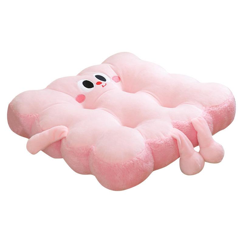 Cartoon Cute Expression Seat Cushion Office Sedentary Fart Cushion Student Classroom Chair Cushion Car Seat Cushion Rag Doll