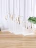 10/20Pcs Frosted Tote Bag Reusable Pvc Waterproof Transparent Companion Gift Wrapping Bag Festival Gift Carrying Bags Guest Gift