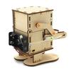 Modello Robot Mangiante Monete Fai da Te Giocattolo di Assemblaggio Esperimento Scientifico per Bambini Divertente Educativo Progetto STEM Kit Regalo per l'Apprendimento Scolastico