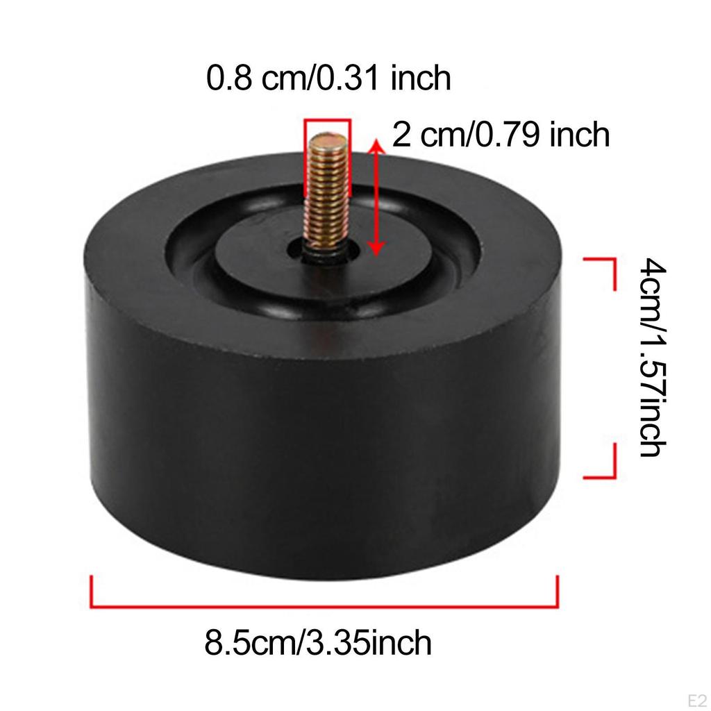 4 Klimaanlagen-Dämpfungspads, Anti-Vibrations-Premium-Rundlager für Außengerät,
