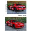 1/24 Mazda RX7 Wersja Wyścigowa Samochód Stopowy Odlewy Ciśnieniowe i Pojazdy Zabawkowe Model Samochodu Miniaturowy Model Samochodu Zabawki dla Dzieci