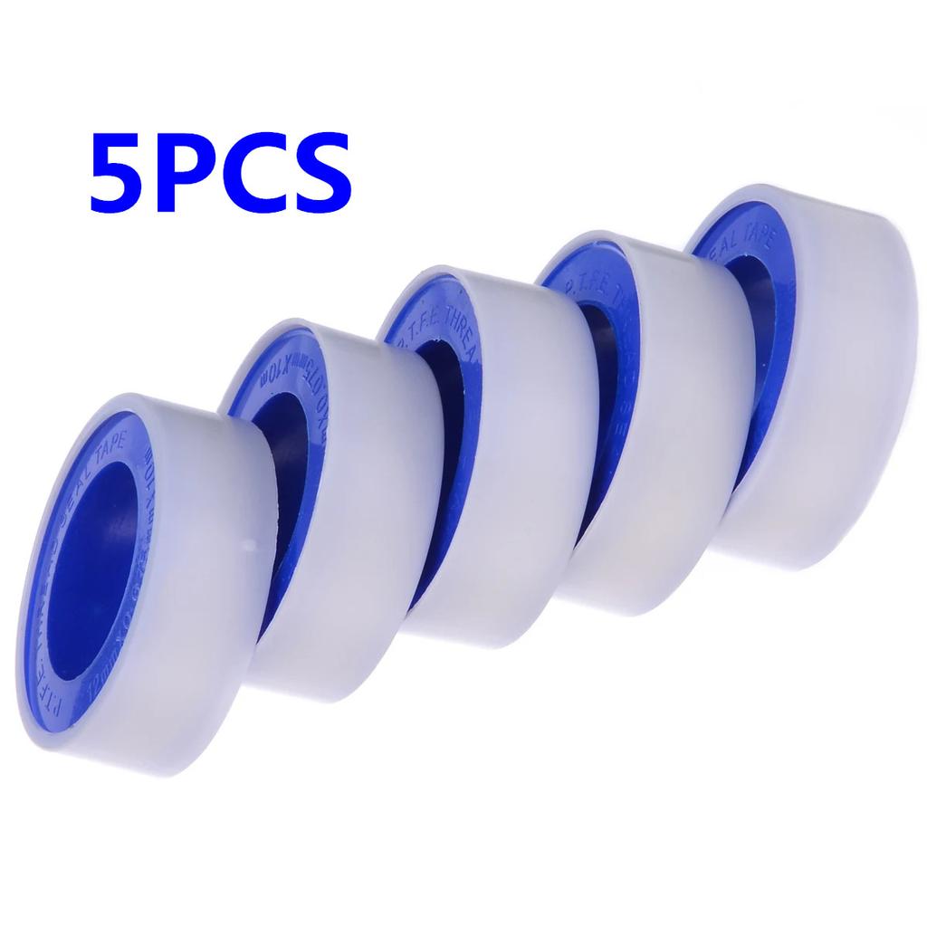 20 KUSŮ PTFE těsnicí páska na závity pro potrubí Plynová vodní páska 10 metrů Vodotěsná Technická speciální páska do potrubí Vakuově těsnicí role