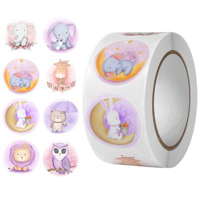 100-500PCS Toy Animal Reward Stickers for Kids - Stationery Labels for Kindergarten School Encouragement Students