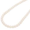 SV925 [Good Condition] SILVER 7-0.3" Pearl Necklace Silver / WhiteUsed