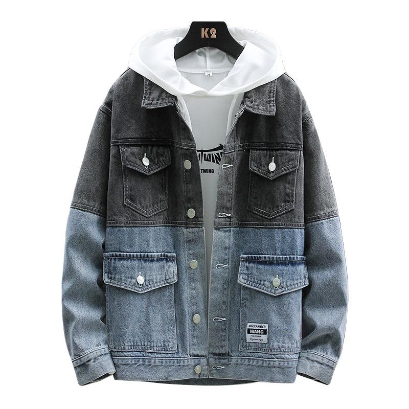 Autumn Denim Jacket Slim Handsome 