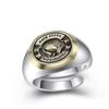 New Men's Ring Retro Praying Hands Open Prayer Creative Ring Fashion