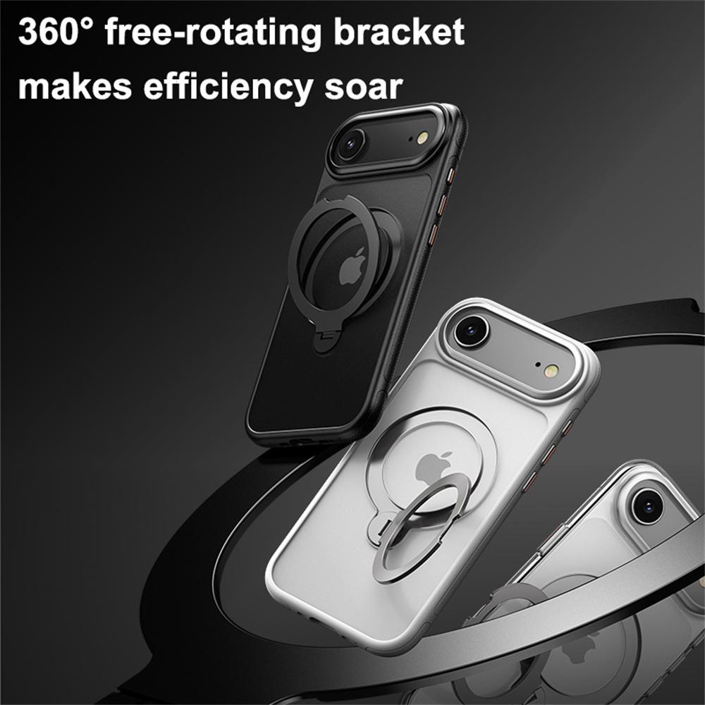 For iPhone Air Case Compatible with MagSafe Drop Proof TPU PC Kickstand Phone Cover