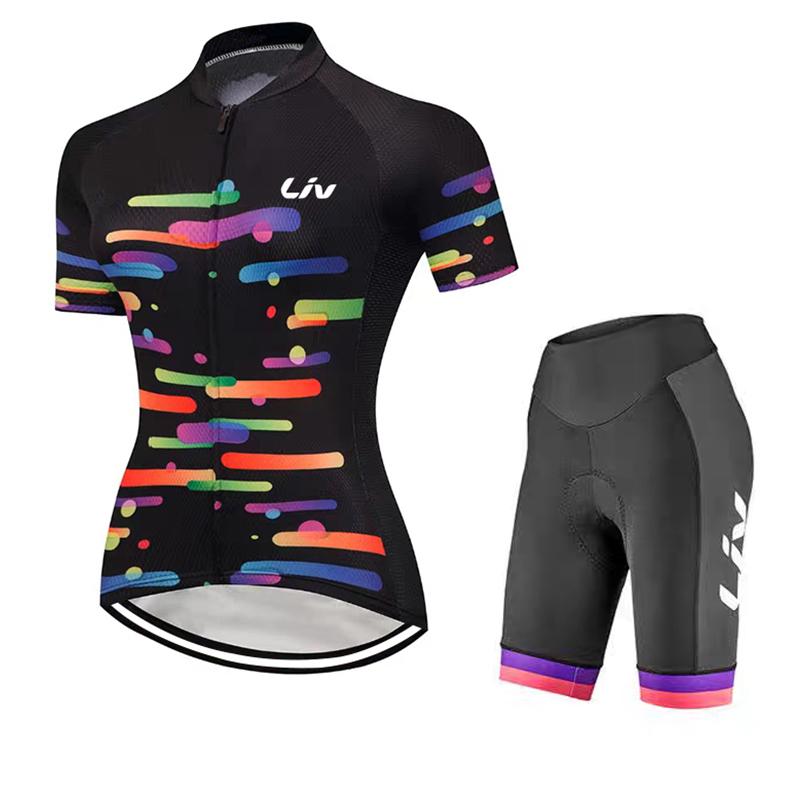 2026 Summer Cycling Suit Set Women's Road Cycling Sports Shirt Moisture Absorbing Cycling Jersey Cycling Bib Cycling Pants