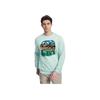 adidas Casual Sport Cartoon Print Crew Neck Sweatshirt Men Tops Green HG3625