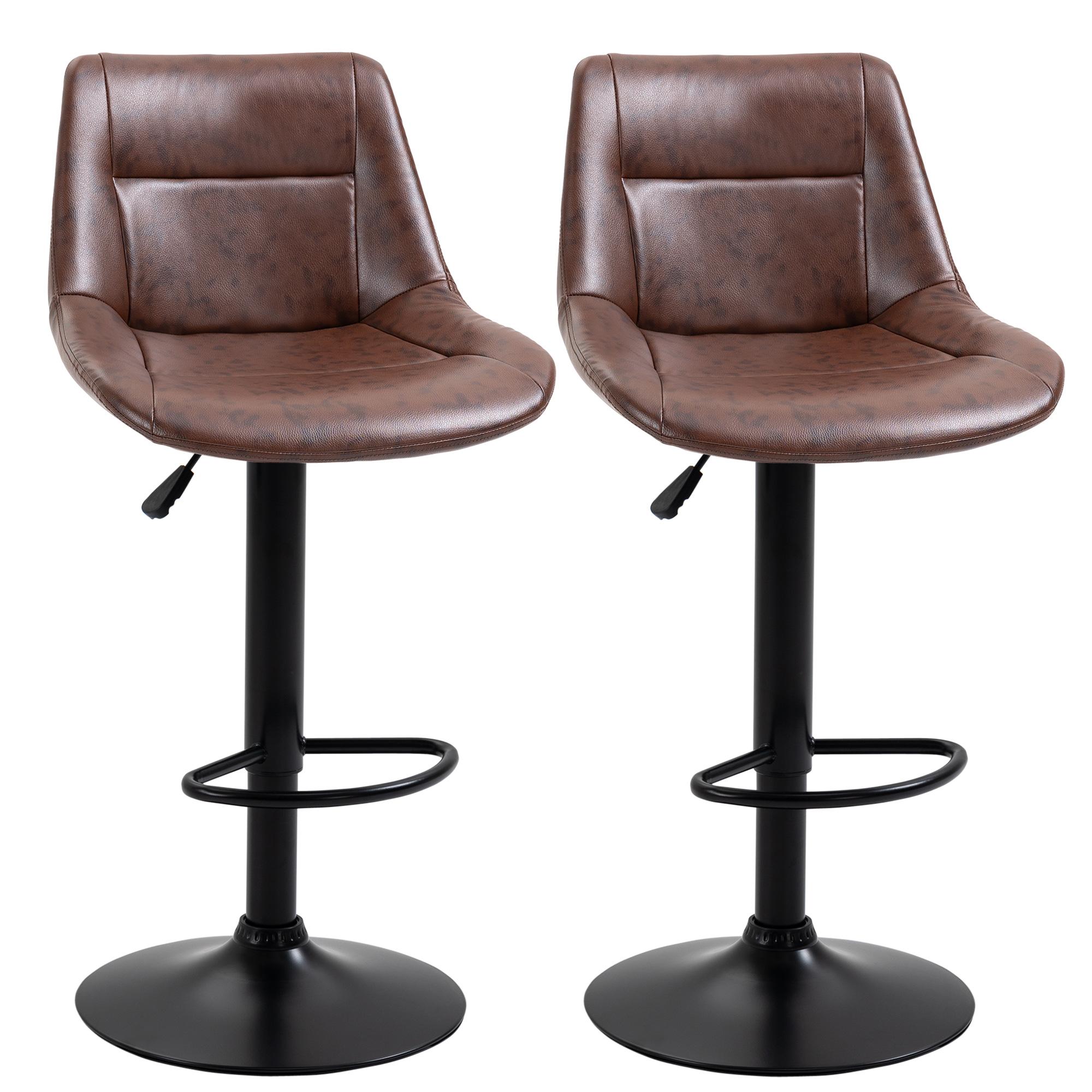 Set of 2 Bar Stools Bar