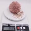 Exquisite Butterfly Plush Fur Ball Keychain for Bags, Cars, and Luggage.