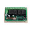 433MHz DC12V Relay 4CH Wireless Remote Control Switch with One Transmitter and One Receiver