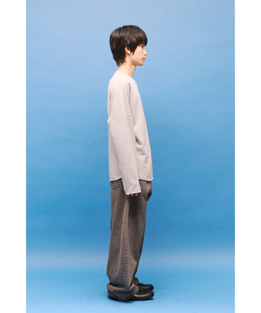 Haechinglum Dolman Sleeve Tee Dyed Light Gray