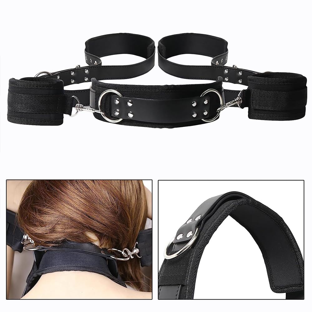 Samcos SM Restraints Leg Restraints Handcuffs Leg Shackles Both Legs Restraints Adjustable Adult Toys SM Goods SM Cosplay M-shaped Legs/Both