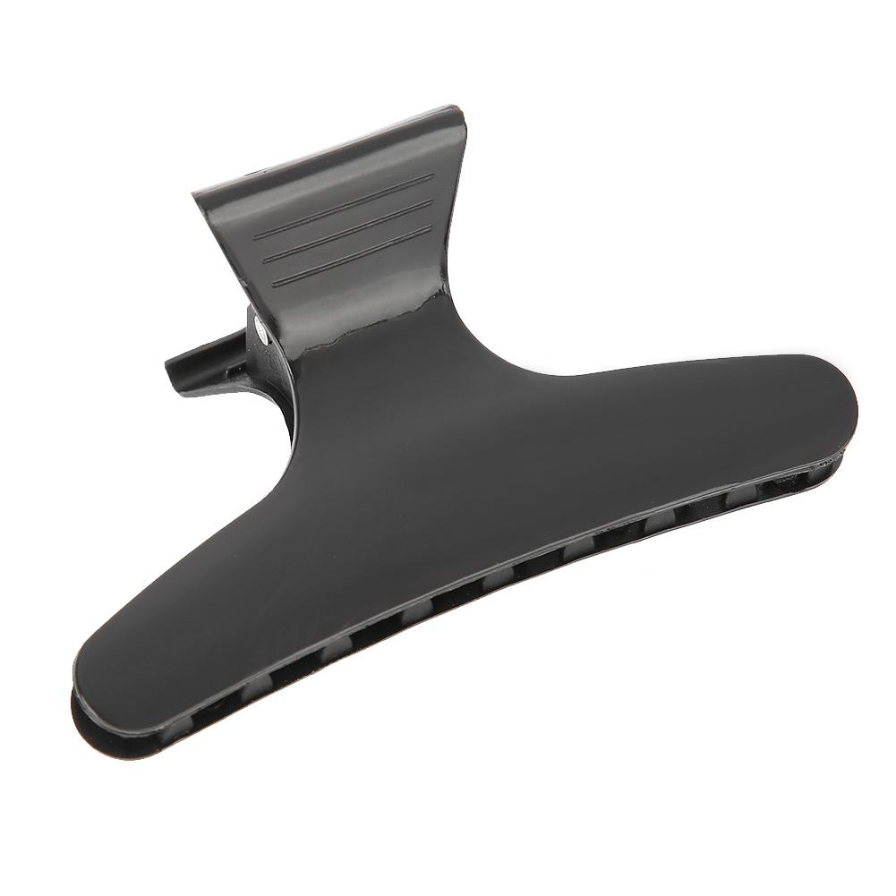 12-teiliges Set Schwarzer Schmetterling Haarspange Haarabschnitt Krallenklemmen Friseurwerkzeug