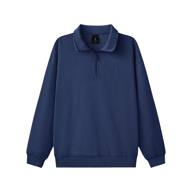 Skechers Fashionable Simple Knit Pullover Long Sleeve Sweatshirt Men sweatshirt L425M056-00DU XL