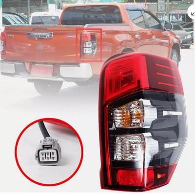 Compatible Taillights, Rear Turn Signals, and Brake Lights for Mitsubishi L200 High-Spec Models (2019-2020).