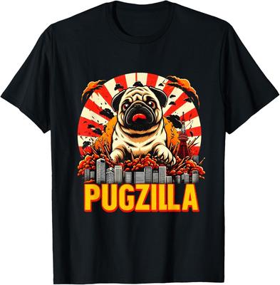 Lustiger Mopsbesitzer Mopszilla Hundeliebhaber Tier Haustier Züchter. T-Shirt