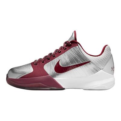 Zoom Kobe 5 GS Lower Merion Aces Away 2026 Unisex Sneakers Red Metallic-Silver White HM9522-001