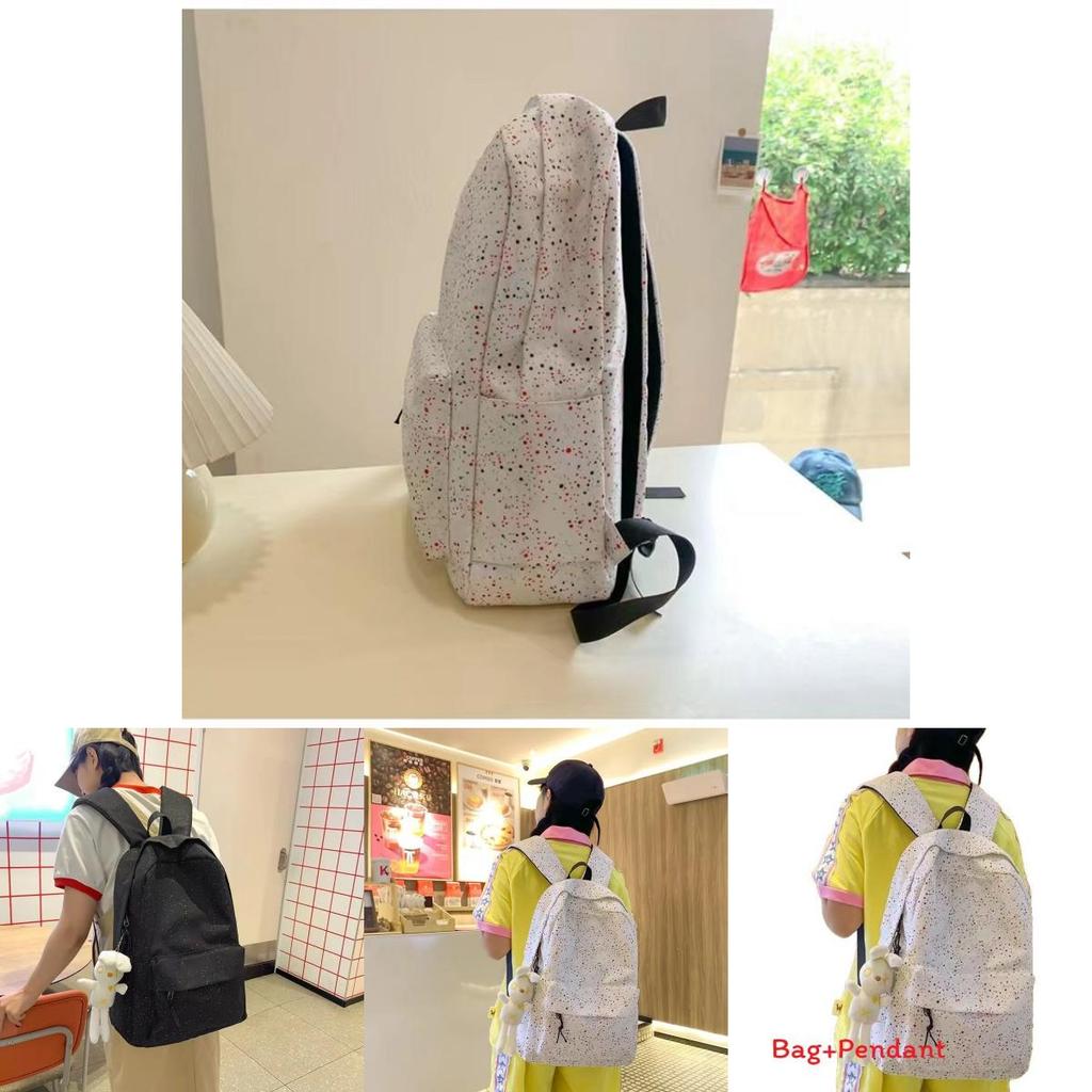 Starry Sky Backpack With Laptop Pocket And Breathable Oxford Fabric For School Students