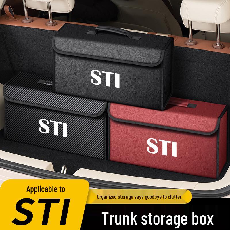 Subaru STI Trunk Organizer - Storage Box for Interior Decoration