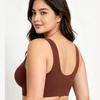 Plus Size Bra Summer Seamless Vest Flattering for Large Busts Push-up Style Thin and Sporty Plus Size Women's Bra