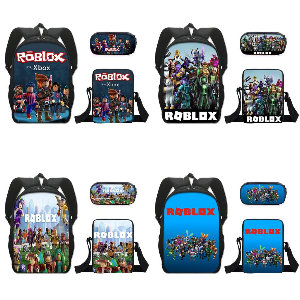 Roblox Kids Backpack Set With Lightweight Oxford Fabric For School And Study Use