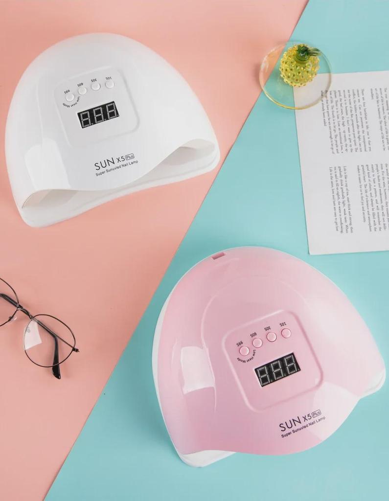 SUNx5 Plus Sunshine Nail Lamp: 4-Speed High-Power LED Phototherapy Nail Polish Lamp
