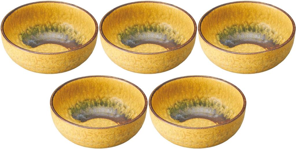 Set of 5 Irabohakeme Small Bowls (Banko Ware) [12.5 x 5.5cm] | Small Bowls