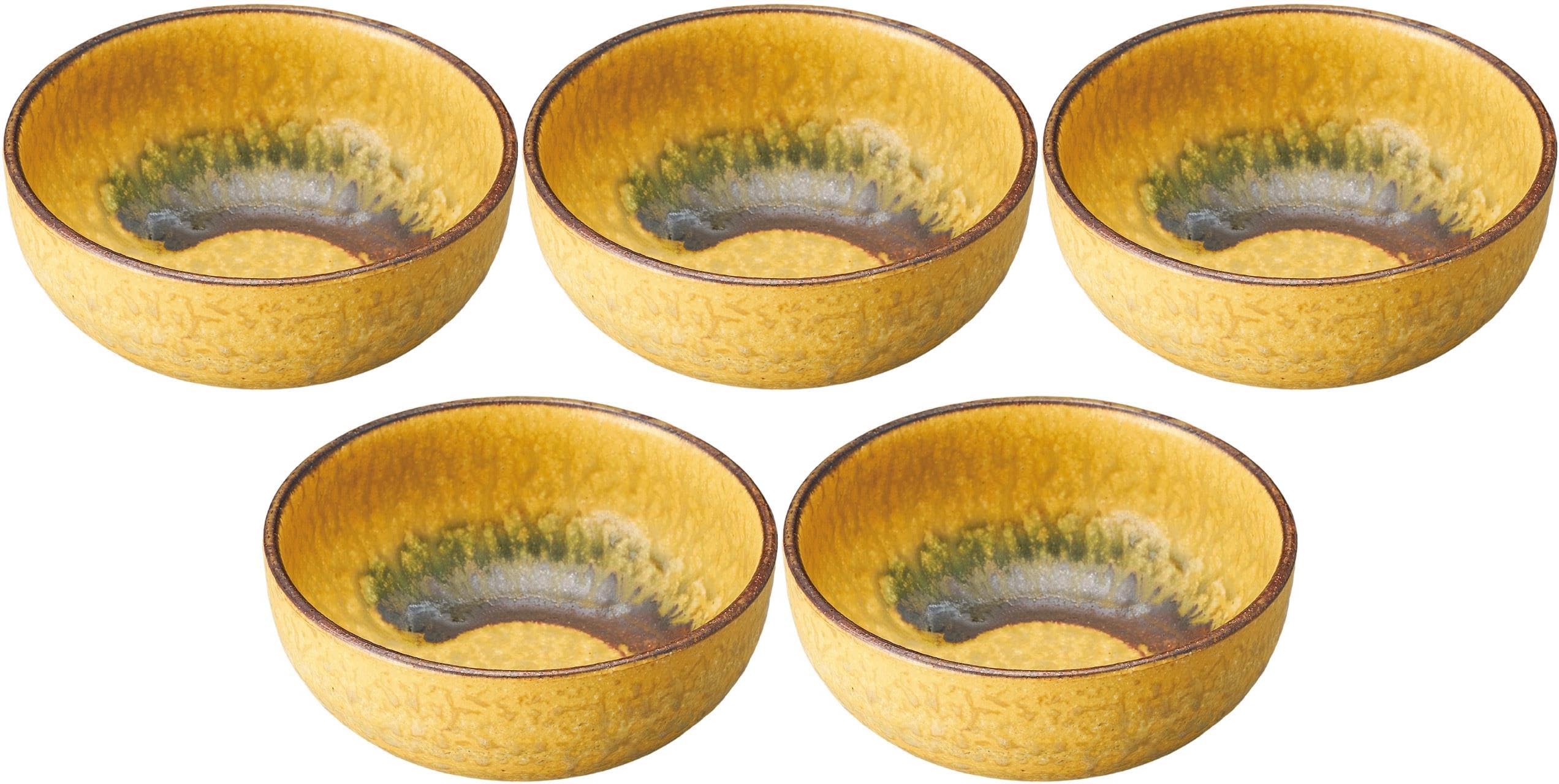

Set of 5 Irabohakeme Small Bowls (Banko Ware) [12.5 x 5.5cm] | Small Bowls