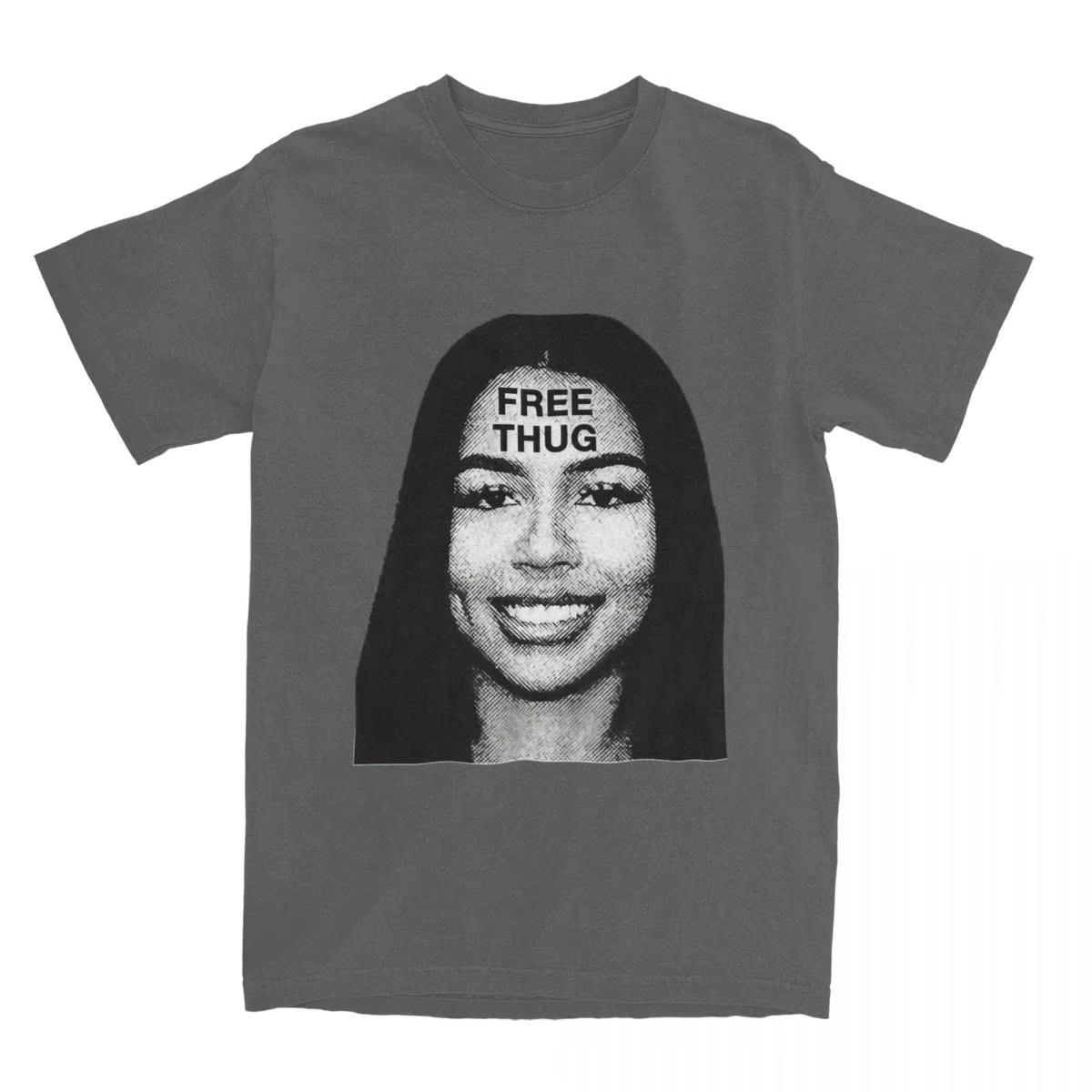 

Репер Mariah FREE Thug Slime Футболка для чоловіків жінок Чиста бавовна Мода для чоловічої футболки The Scientist Футболки Одяг Великий розмір 2XL
