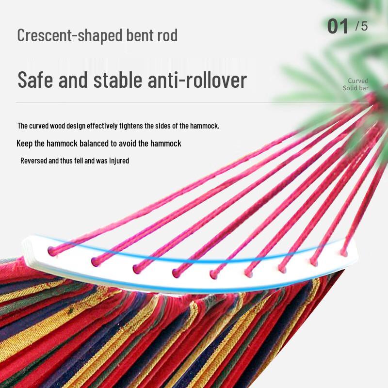 OLOEY Premium Anti-rollover Double Hammock