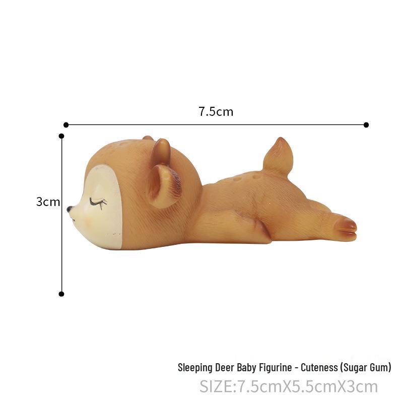 

Креативные мультяшные фигурки оленят для украшения дома, автомобиля и торта