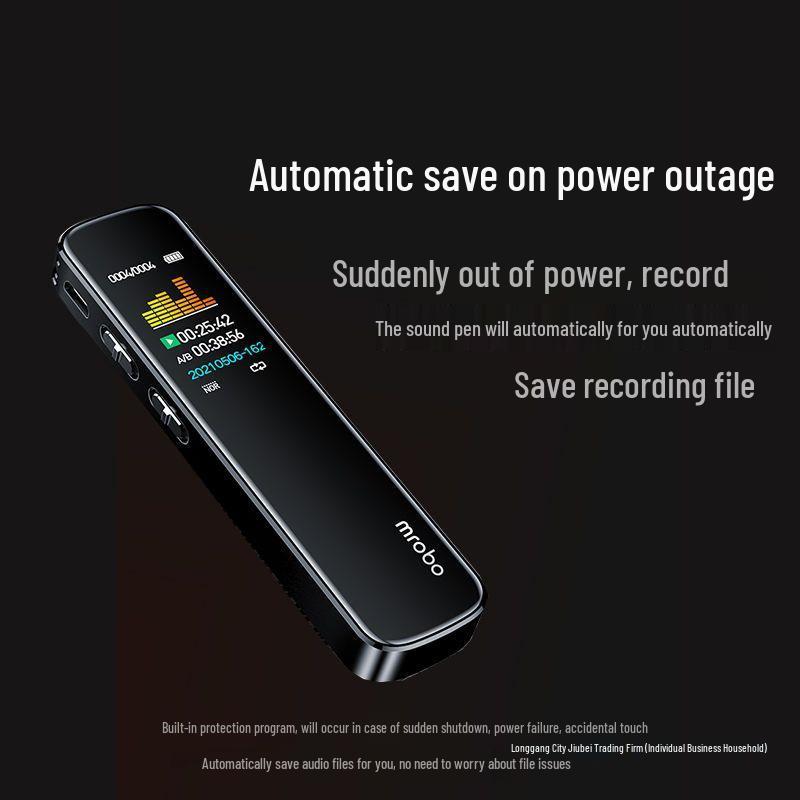 2025 Portable Noise-Canceling Voice Recorder: Long Standby, Student & Professional Use, Converts Speech To Text.