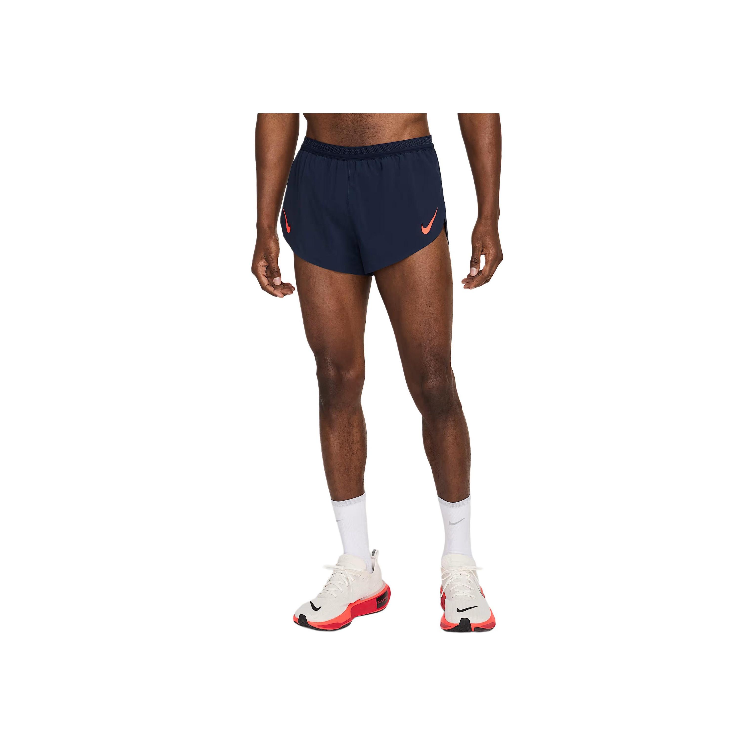 Nike Logo Print Comfortable Breathable Elastic Waist Sports Shorts Men shorts Black Blue FN3349-451 L