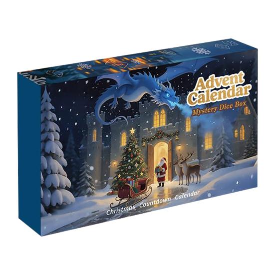 2025 DND Dice Advent Calendar 24 Days Educational RPG Game Sacred Box Unique Gift for Dungeons And Dragons Fans