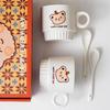 Cartoon Bear Ceramic Couple Mug Gift Set