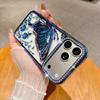 Glitter Diamond Flower Butterfly Case for For Iphone 16 1 14 13 17 Pro Max Air Plus 12 Plating Bling Rhinestone Phone Cover