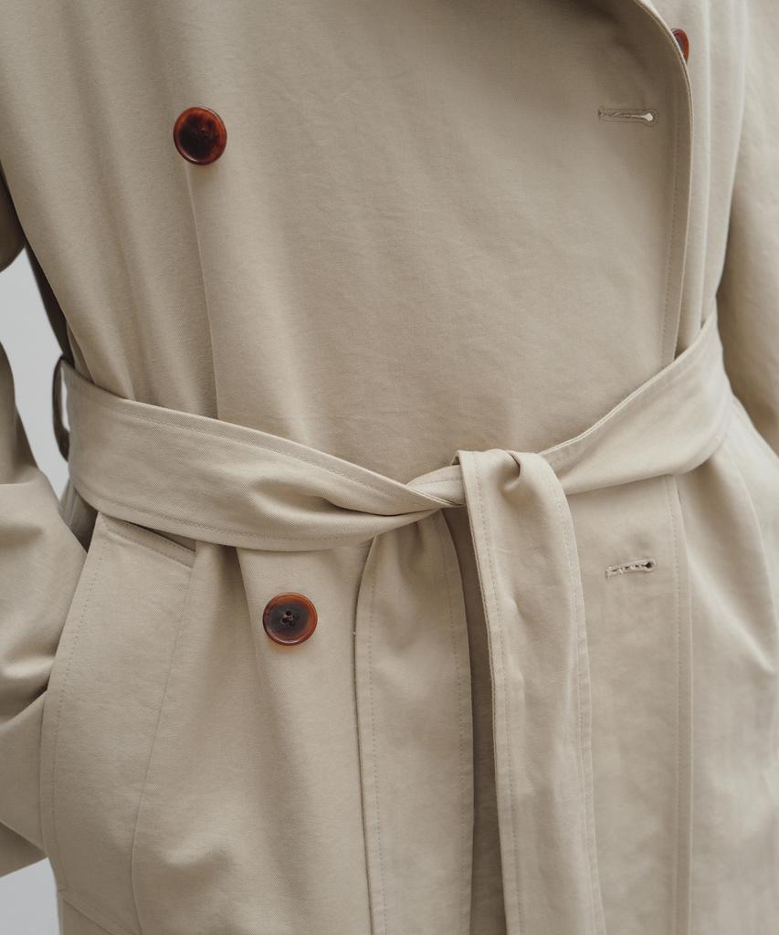 VOEF Roo Trench Coat (Soft Khaki)