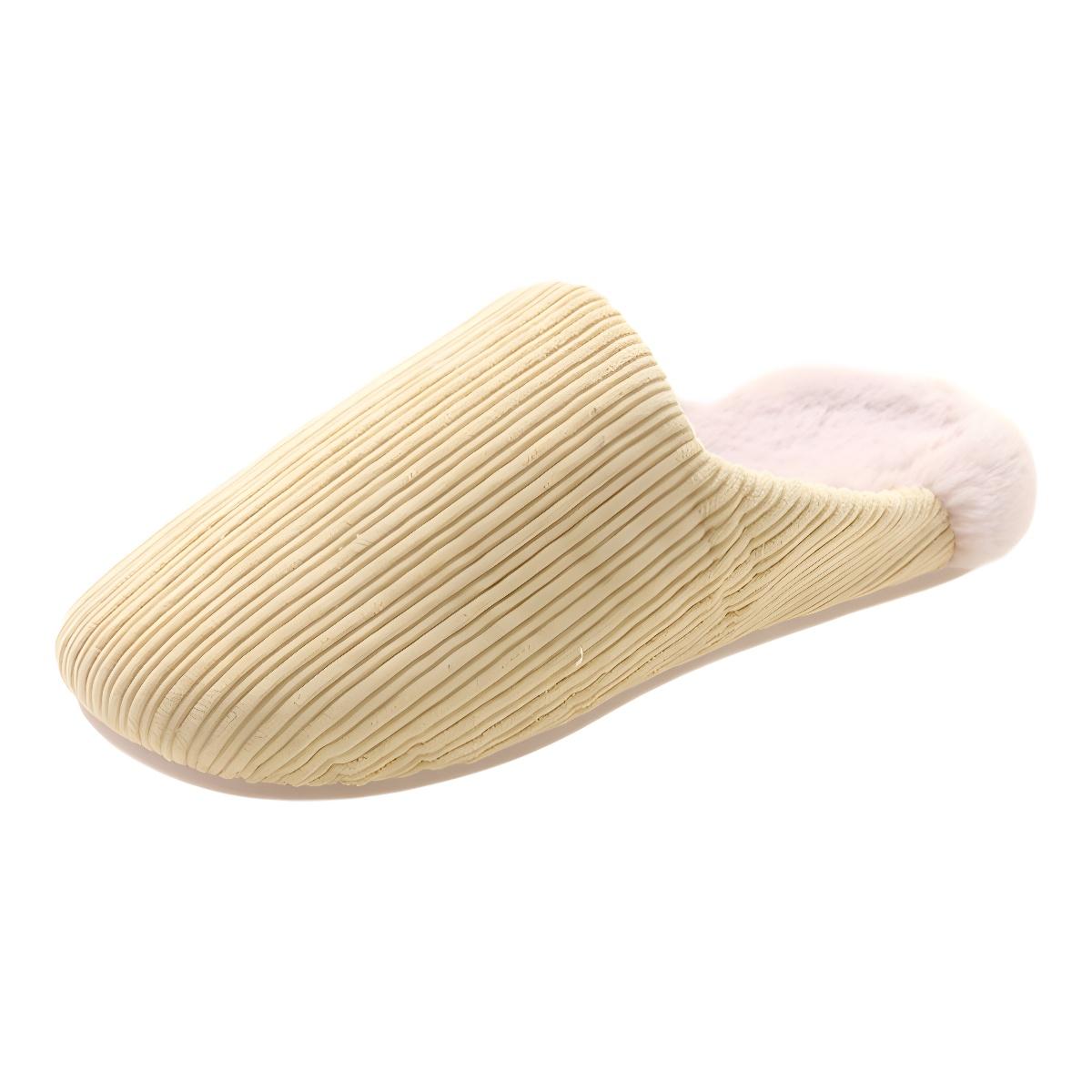 

Cotton slippers women s autumn and winter 2024 new home indoor couple thick-bottomed warm non-slip bag and plush slippers men s 36/37 жовтий