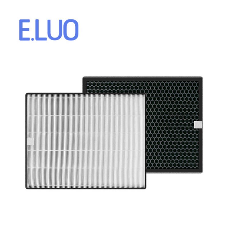 Air Purifier Filter For Philips AC1215 AC1214 AC1210 AC1213 H13 HEPA Filter 360*275*27mm + Activated Carbon Filter 360*275*10mm