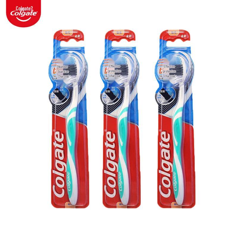 

Colgate Triple Action Soft Bristle Toothbrushes - 3-Pack