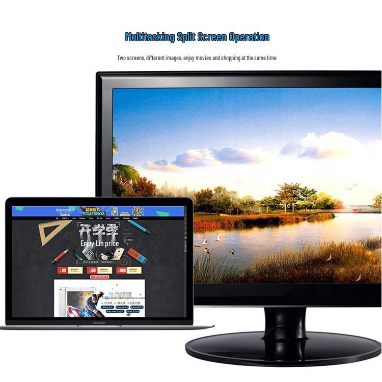 USB-C To HDMI 3-in-1 Docking Station Adapter